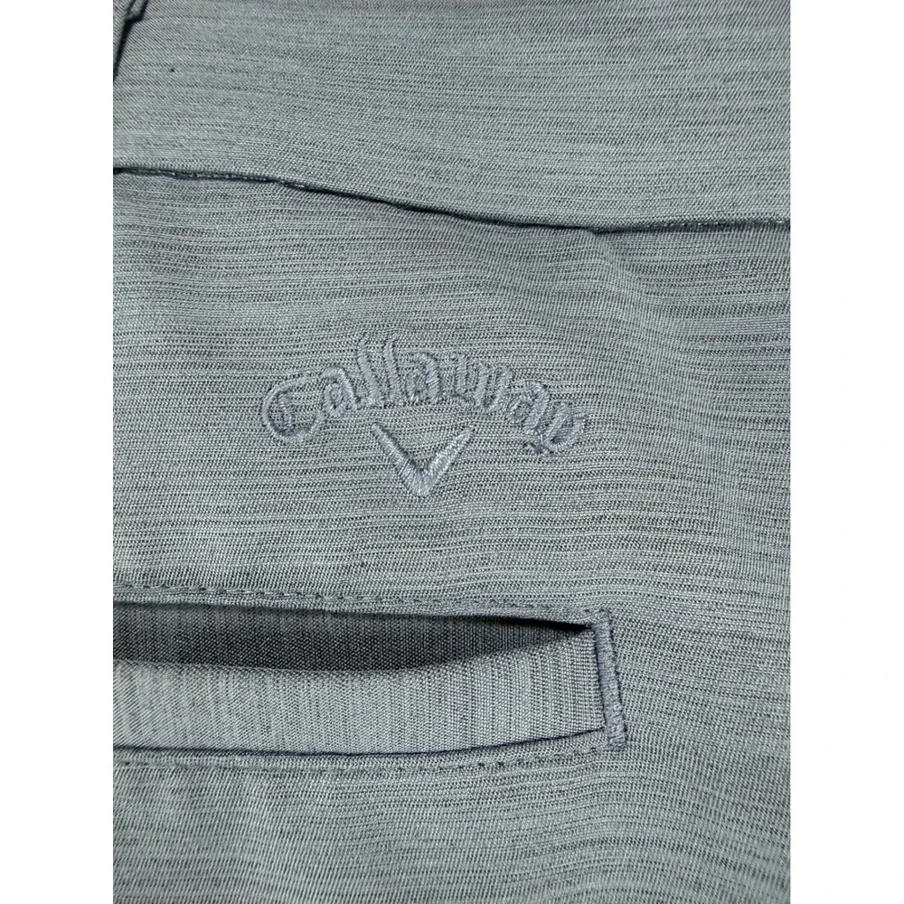 Callaway Golf Shorts Mens 40‎ Blue Heather Performance Stretch Flat Front